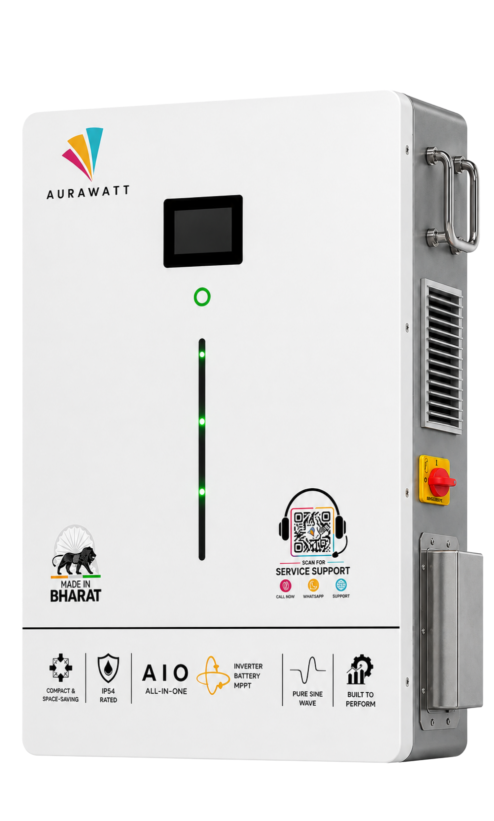 Aurawatt all-in-one energy system